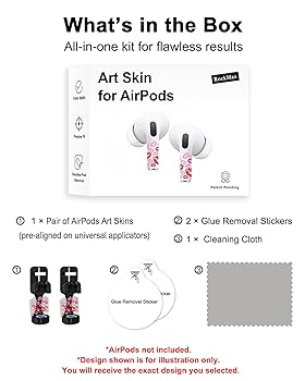 Amazon.com: RockMax for AirPods 4/Pro/Pro 2/Pro 3 Skin